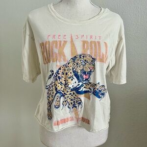 Free Spirit Rock & Roll Graphic Tee